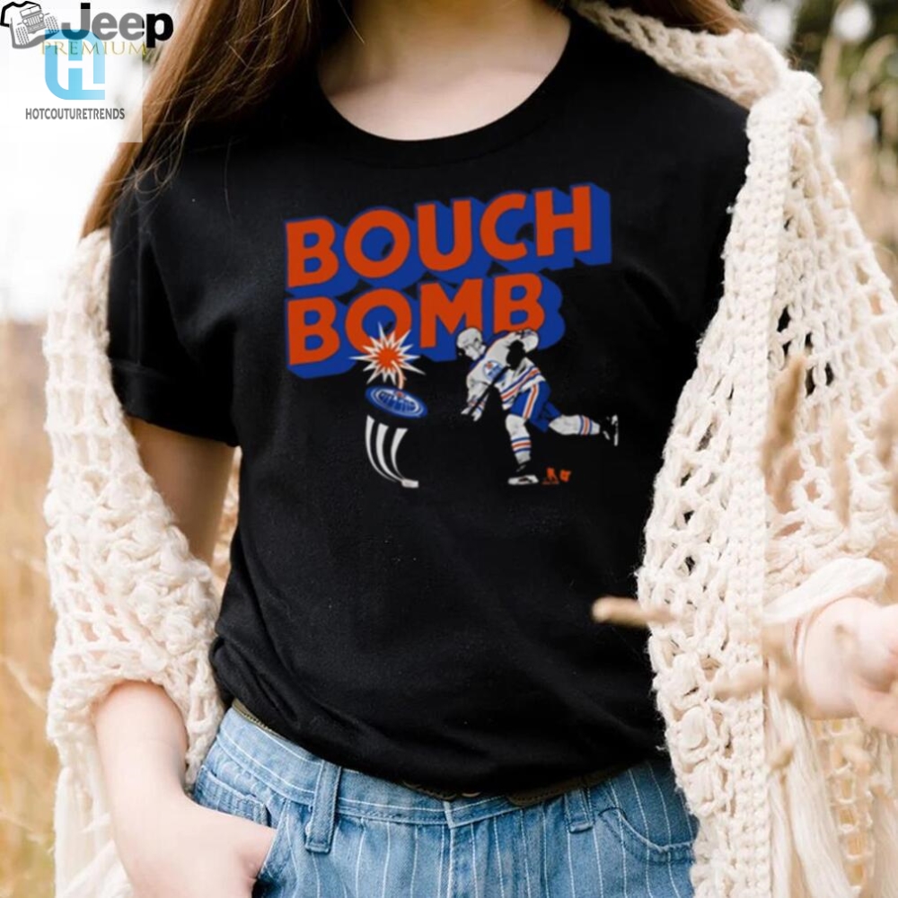 Evan Bouchard Edmonton Oilers Bouch Bomb Shirt 