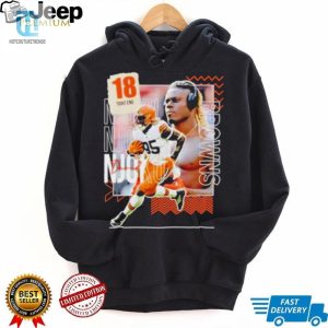 David Njoku 18 Running Back Football Player Shirt hotcouturetrends 1 3