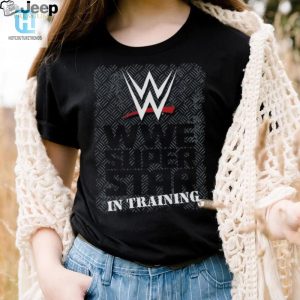 Toddler Black Wwe Superstar In Training T Shirt hotcouturetrends 1 1