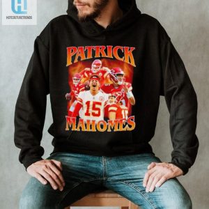 Patrick Mahomes Number 15 Kansas City Chiefs Football Player Portrait Lightning Shirt hotcouturetrends 1 2