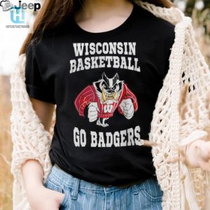 Wisconsin Badgers Basketball Go Badgers Mascot Sweatshirt hotcouturetrends 1 1