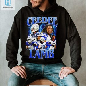 Ceedee Lamb Number 88 Dallas Cowboys Football Player Portrait Lightning Shirt hotcouturetrends 1 2