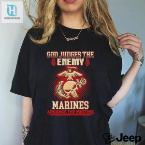 Design God Judges The Enemy Marins Arrange The Meeting Shirt hotcouturetrends 1 1