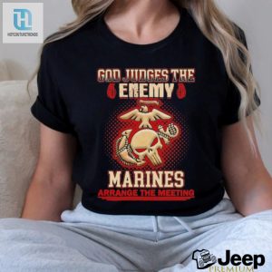 Design God Judges The Enemy Marins Arrange The Meeting Shirt hotcouturetrends 1 2