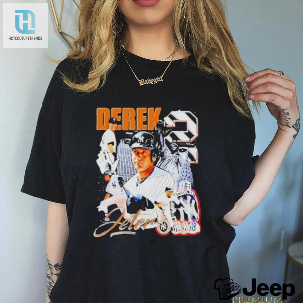 Derek Jeter New York Yankees Baseball Graphic Poster Shirt 