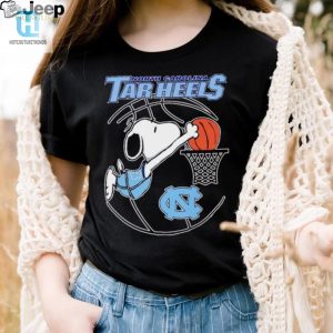 North Carolina Tar Heels Basketball Snoopy Dunk Logo Shirt hotcouturetrends 1 1