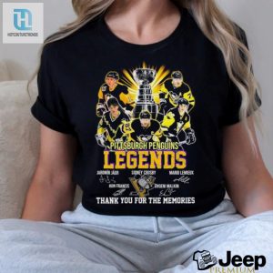 Pittsburgh Penguins Legends Players Thank You For The Memories Signatures Shirt hotcouturetrends 1 3