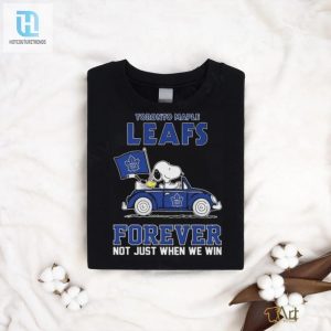 Peanuts Snoopy And Woodstock Toronto Maple Leafs On Car Forever Not Just When We Win Shirt hotcouturetrends 1 1