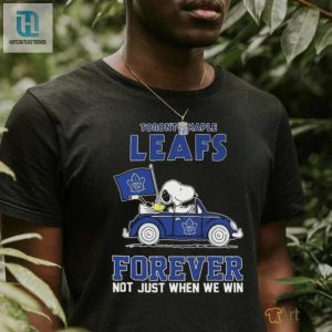 Peanuts Snoopy And Woodstock Toronto Maple Leafs On Car Forever Not Just When We Win Shirt hotcouturetrends 1 2