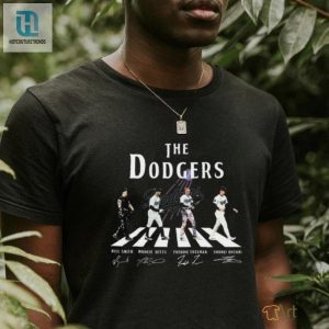 The Dodgers Abbey Road Will Smith Mookie Betts Freddie Freeman Shohei Ohtani Signatures Shirt hotcouturetrends 1 2