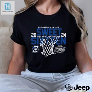 Creighton Bluejays 2024 Sweet 16 The Road To Phoenix Shirt hotcouturetrends 1 3