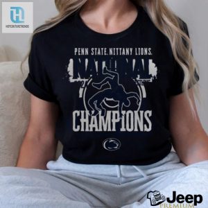 Official Penn State Nittany Lions 2024 Ncaa Wrestling National Champions Comfort Colors T Shirt hotcouturetrends 1 3