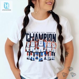 Oklahoma City Thunder Champion Basketball Cartoon Shirt hotcouturetrends 1 2