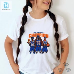 New York Knicks Champion Basketball Cartoon Shirt hotcouturetrends 1 2