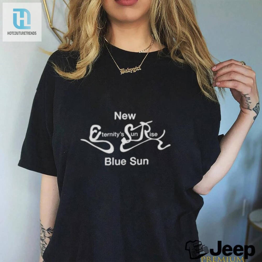 New Eternitys Sunrise Blue Sun Shirt hotcouturetrends 1