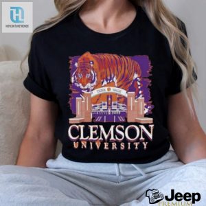 Official Clemson Stadium Walkway Comfort Colors Shirt hotcouturetrends 1 2