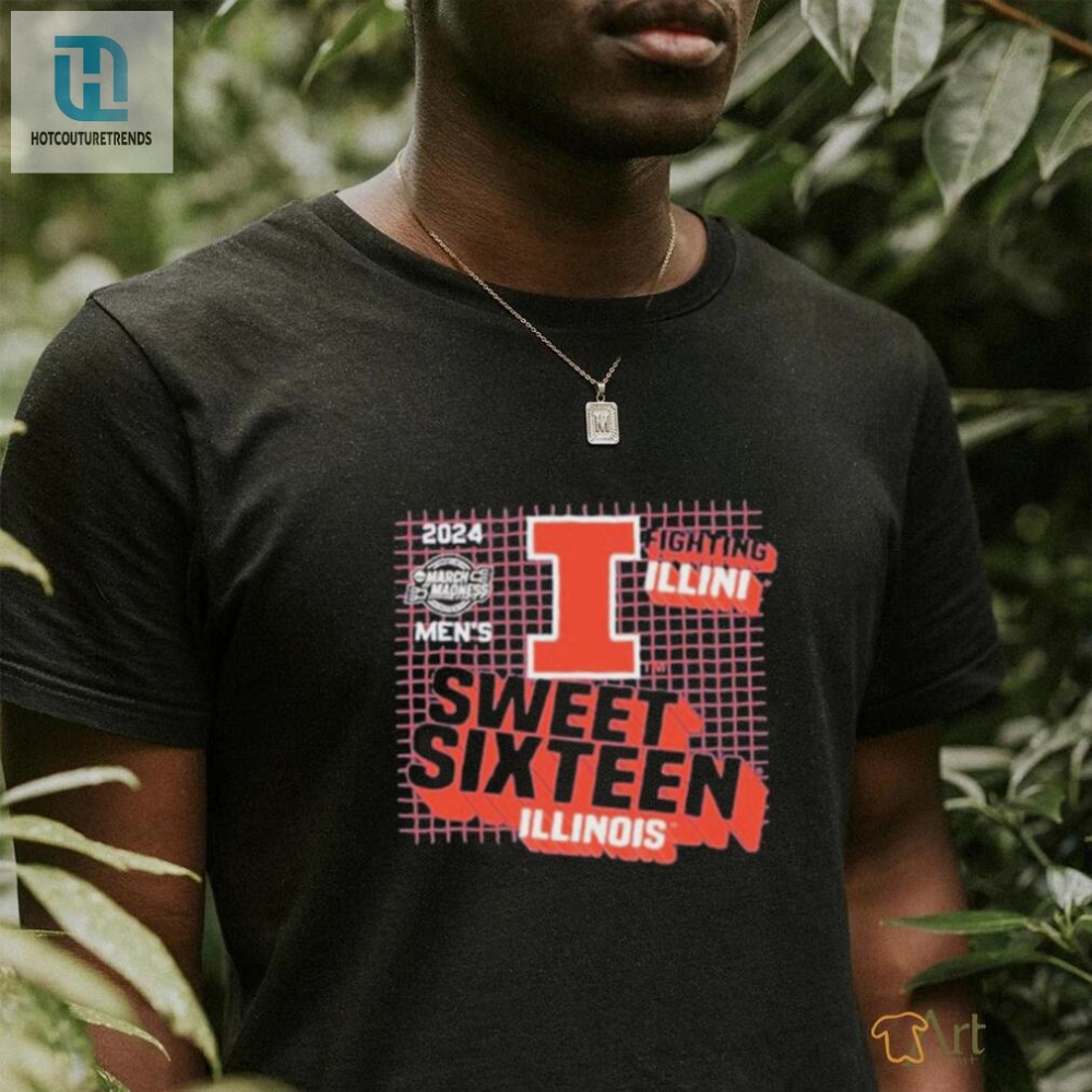 Official Illinois Fighting Illini Mens Basketball Sweet Sixteen T Shirt 