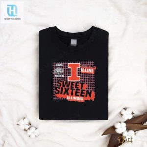 Official Illinois Fighting Illini Mens Basketball Sweet Sixteen T Shirt hotcouturetrends 1 3