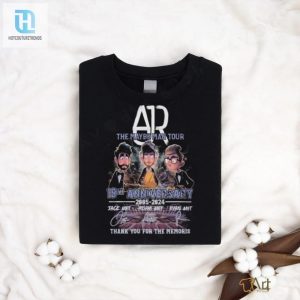 Official Ajr The Maybe Man Tour 19Th Anniversary 2005 2024 Thank You For The Memories Signatures T Shirt hotcouturetrends 1 3