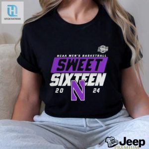 Official Northwestern Wildcats 2024 Sweet 16 Shirt hotcouturetrends 1 2