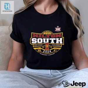 Iowa State Cyclones Isu 60 Vs Houston 41 Hilton South 2024 Tournament Champions Shirt hotcouturetrends 1 2