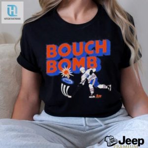 Ice District S Evan Bouchard Edmonton Oilers Bouch Bomb Shirt hotcouturetrends 1 2