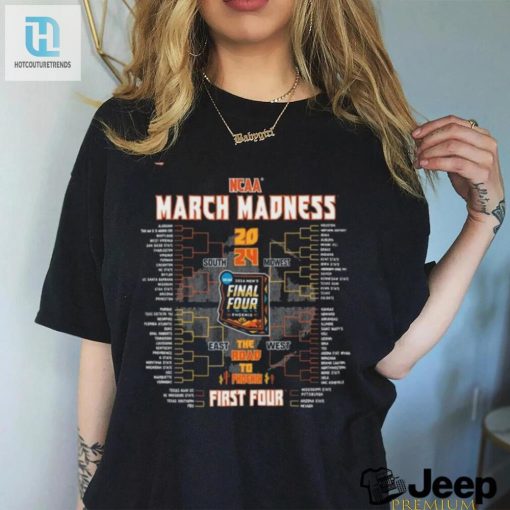 Ncaa March Madness 2024 The Road To Phoenix First Four Shirt hotcouturetrends 1