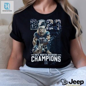 Detroit Lions 2023 Nfc North Division Champions T Shirt hotcouturetrends 1 2