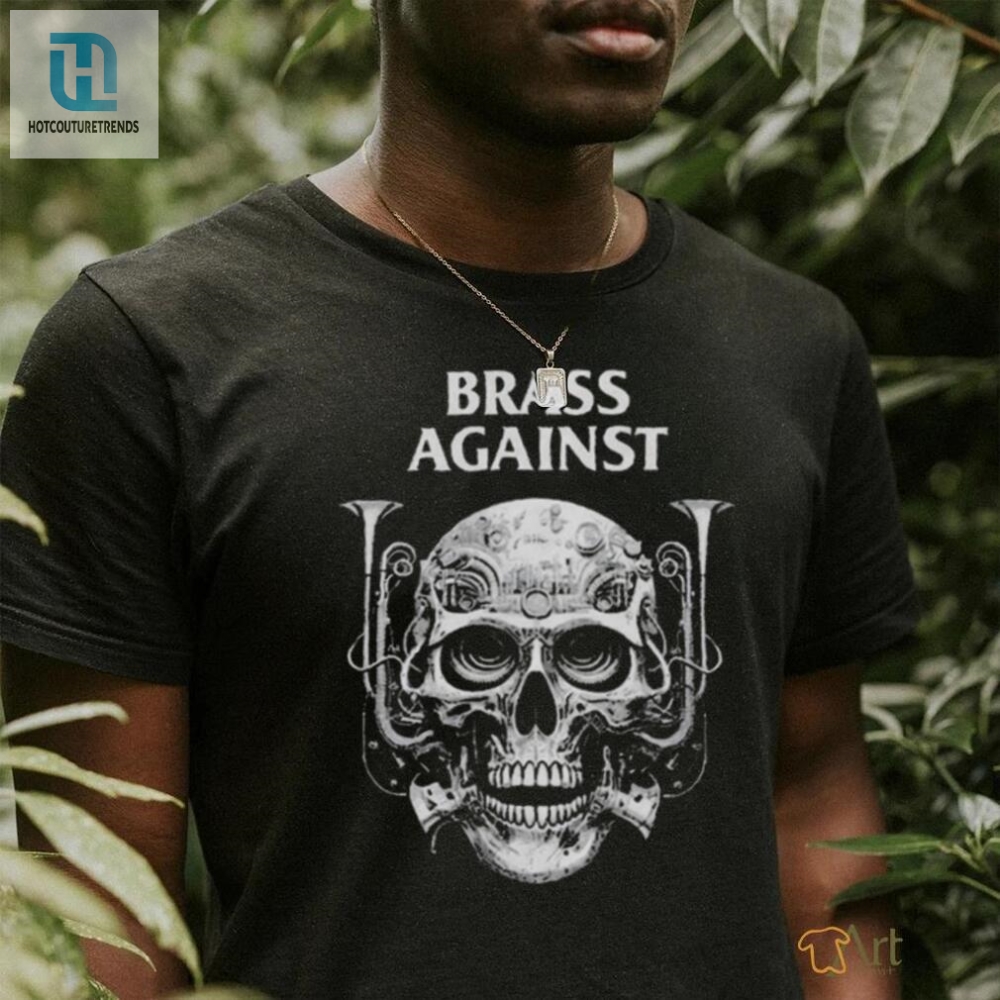 Official Brass Against Skull Logo Shirt 