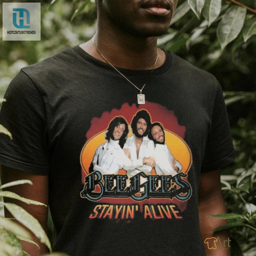 Official Bee Gees Stayin Alive Shirt 