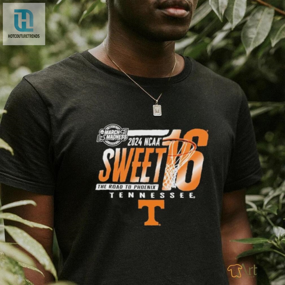 Tennessee Volunteers Sweet 16 Ncaa March Madness 2024 The Road To Phoenix Shirt 