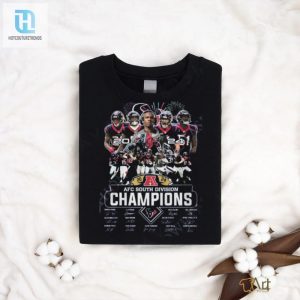 Houston Texans Team Afc South Division Champions 2024 Nfl T Shirt hotcouturetrends 1 3