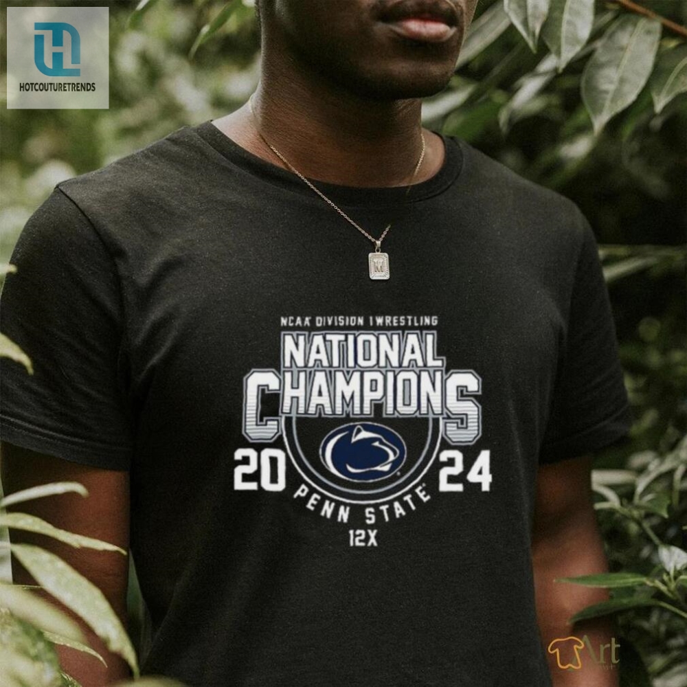 Official Penn State 2024 Ncaa Wrestling National Champions T Shirt 