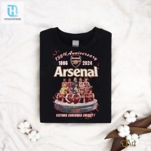 Arsenal 1886 2024 138Th Anniversary Victoria Concordia Crescit Mikel Arteta Legend T Shirt hotcouturetrends 1 3