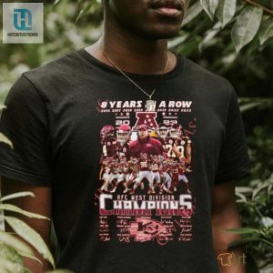 8 Years In A Row Kc Chiefs Afc West Division Champions T Shirt hotcouturetrends 1 1