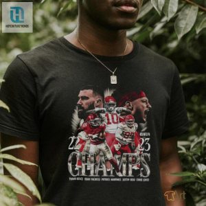 Travis Kelce Isiah Pacheco Patrick Mahomes Justin Reid Chris Jones Champions Kansas City Chiefs Shirt hotcouturetrends 1 1