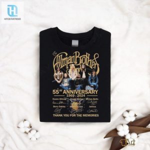 Official The Allman Brothers Band 55Th Anniversary 1969 2024 Thank You For The Memories Signatures Shirt hotcouturetrends 1 3