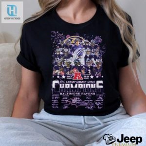 Afc Championship Game Baltimore Ravens Team Signature T Shirt hotcouturetrends 1 2