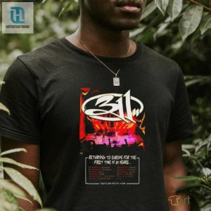 Official The 311 Returning To Europe For The First Time In 20 Years Poster Shirt hotcouturetrends 1 1