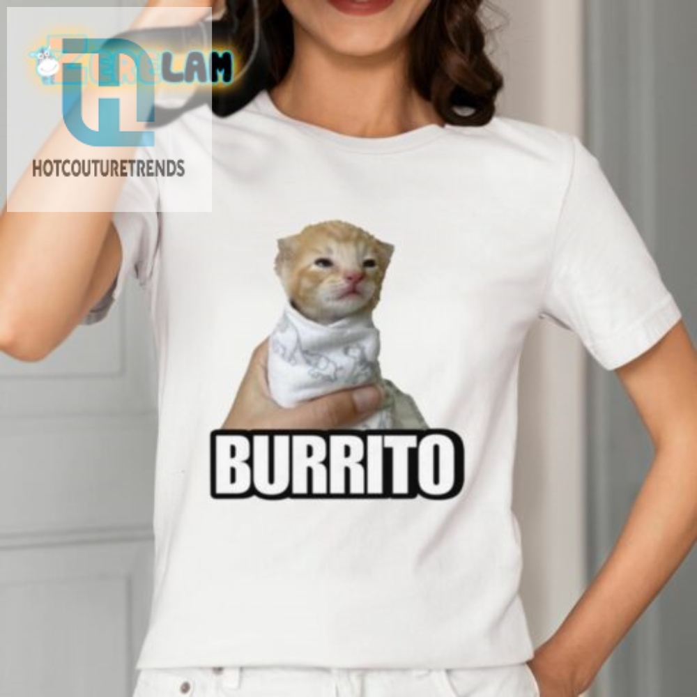 Burrito Cat Cringey Shirt 