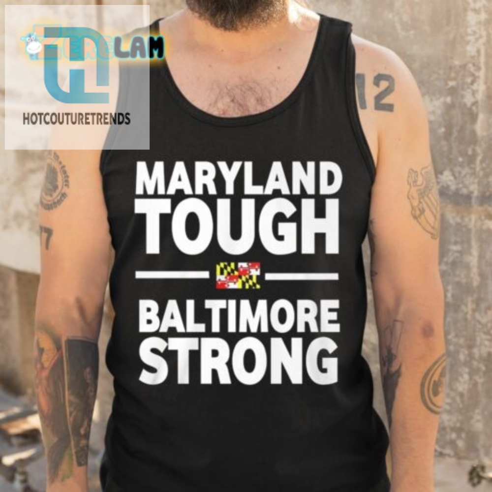 Wes Moore Maryland Tough Baltimore Strong Shirt 