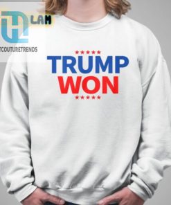 Travis Kelce Trump Won Shirt hotcouturetrends 1 2