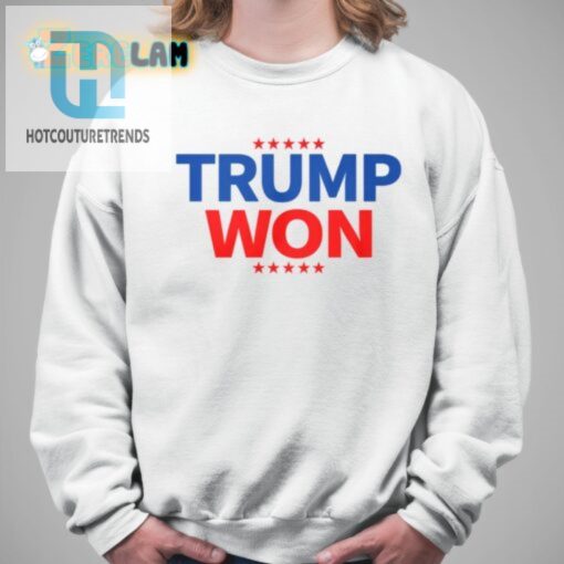 Travis Kelce Trump Won Shirt hotcouturetrends 1 2