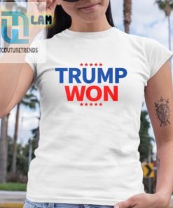 Travis Kelce Trump Won Shirt hotcouturetrends 1 3