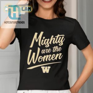 Courtney Gano Washington Softball Mighty Are The Women Shirt hotcouturetrends 1 2