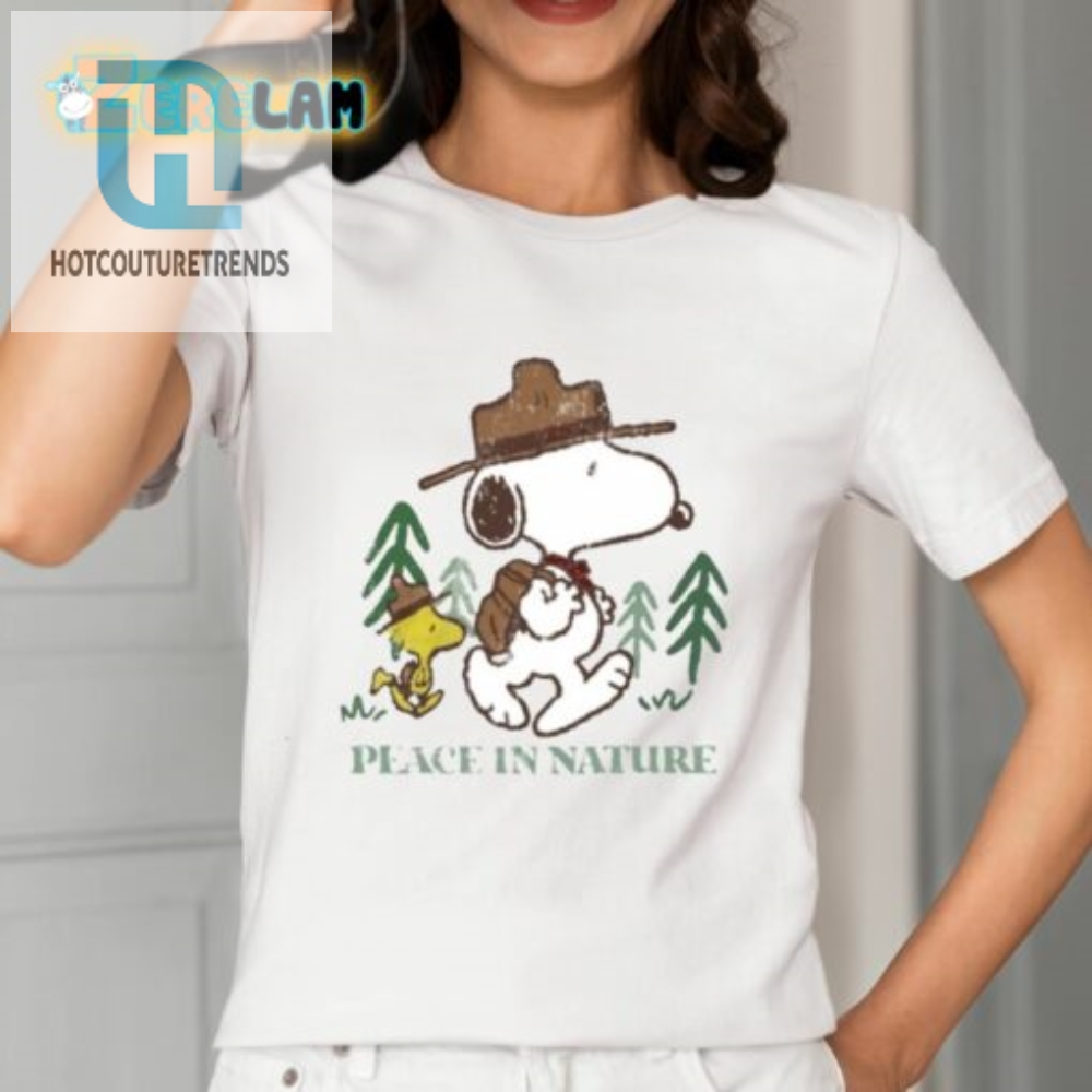 Snoopy Peace In Nature Shirt 