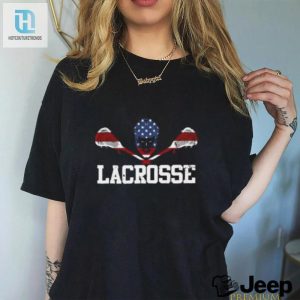 Lacrosse Player Usa American Flag T Shirt hotcouturetrends 1 2