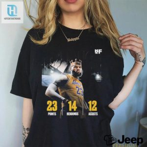 Lebron James Drops A Triple Double As The Lakers Beat The Grizzlies Shirt hotcouturetrends 1 1