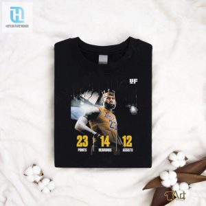 Lebron James Drops A Triple Double As The Lakers Beat The Grizzlies Shirt hotcouturetrends 1 2