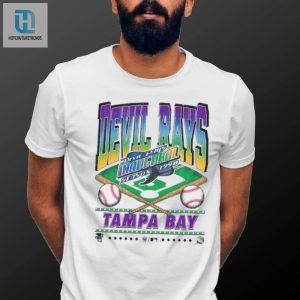 Tampa Bay Rays White Franklin Shot T Shirt hotcouturetrends 1 3